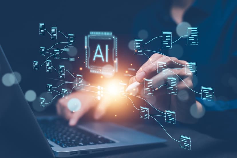 Team analyzing AI automation dashboards